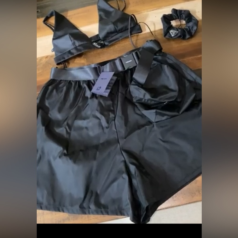 Prada black shorts